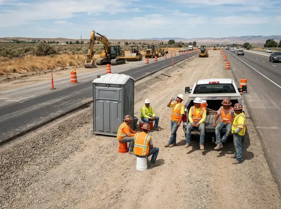 highway-road-construction-crew-007 — frequently asked questions, Porta Potty and Restroom Rentals in Nellis AFB, NV
